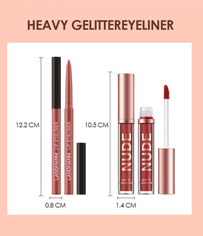 Lip Liner And Lipstick Makeup set